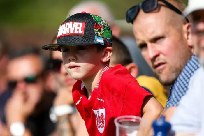 Framed Print : Bristol City Fans at Pre-season Friendly against Bristol Manor Farm, 2017 Framed Print : Bristol City Fans at Pre-season Friendly against Bristol Manor Farm, 2017