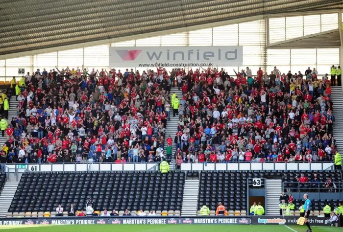 Framed Print : Bristol City Fans Pride and Passion: Derby County vs. Bristol City, Championship 2011