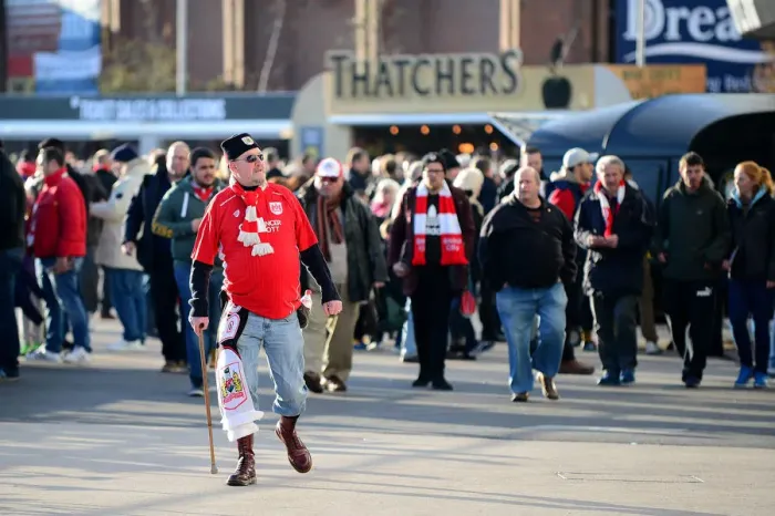 Framed Print : Bristol City Fans Rally at Ashton Gate Stadium for Championship Clash against Ipswich Town