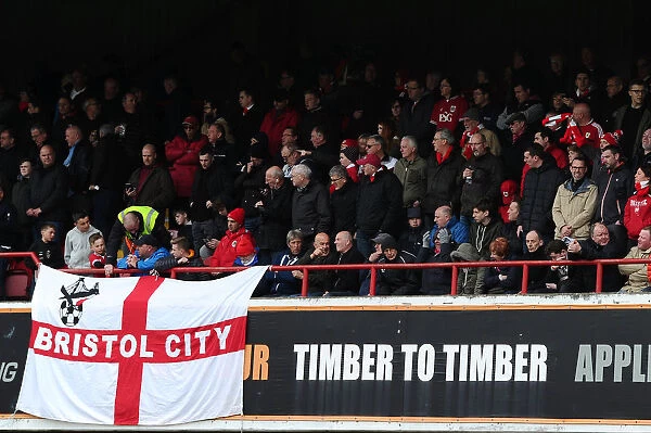 Bristol City Fans Rally at Griffin Park during Championship Match, April 2016