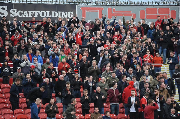 Bristol City Fans Rally at Swindon Town's County Ground, November 2014