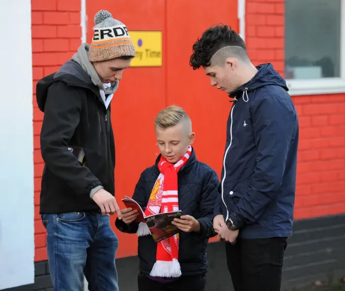 Framed Print : Bristol City Fans Rally at Swindon Town's County Ground, November 2014 Framed Print : Bristol City Fans Rally at Swindon Town's County Ground, November 2014