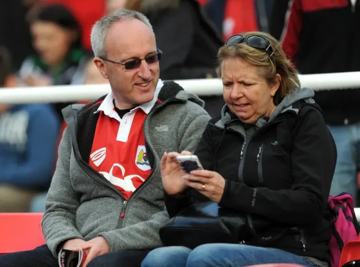 Framed Print : Bristol City Fans Rally at Swindon Town's County Ground