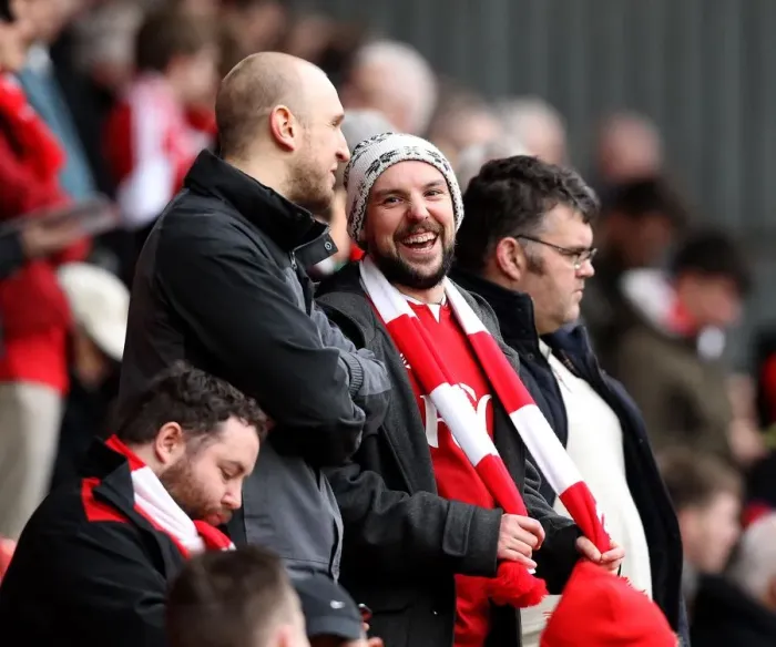 Framed Print : Bristol City Fans Rally at The Valley during Charlton vs. Bristol City Championship Match, February 2016 Framed Print : Bristol City Fans Rally at The Valley during Charlton vs. Bristol City Championship Match, February 2016