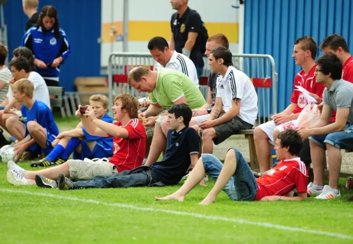 Framed Print : Bristol City Fans in Sweden: A Sea of Flags at Vallens IF Match