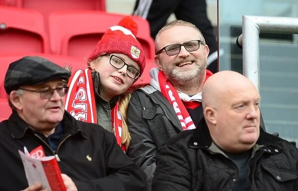 Bristol City Fans in Full Swing at Ashton Gate during FA Cup Match against Fleetwood Town (07 / 01 / 2017)