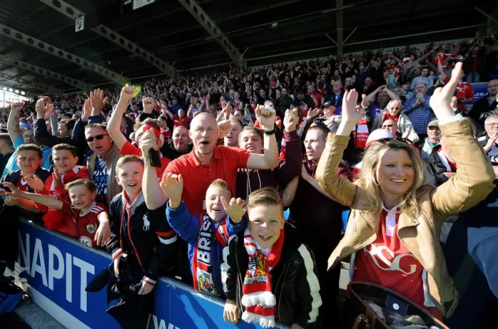 Framed Print : Bristol City Fans Thrilling Day: Chesterfield vs. Bristol City, Sky Bet League One (April 2015) Framed Print : Bristol City Fans Thrilling Day: Chesterfield vs. Bristol City, Sky Bet League One (April 2015)