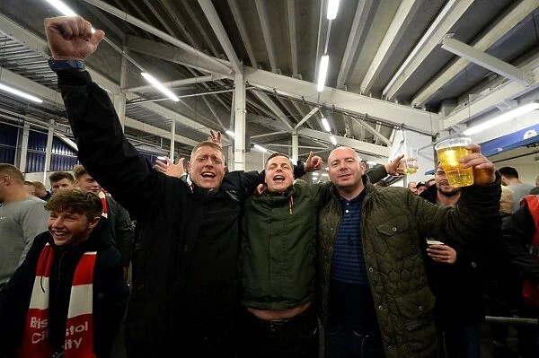 Bristol City Fans Unite: Chants Echo Through Cardiff City Stadium During Sky Bet Championship Match