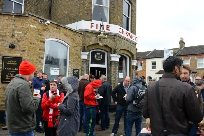 Framed Print : Bristol City Fans Unite at The Griffin Pub Before Brentford Showdown, Sky Bet Championship 2016 Framed Print : Bristol City Fans Unite at The Griffin Pub Before Brentford Showdown, Sky Bet Championship 2016