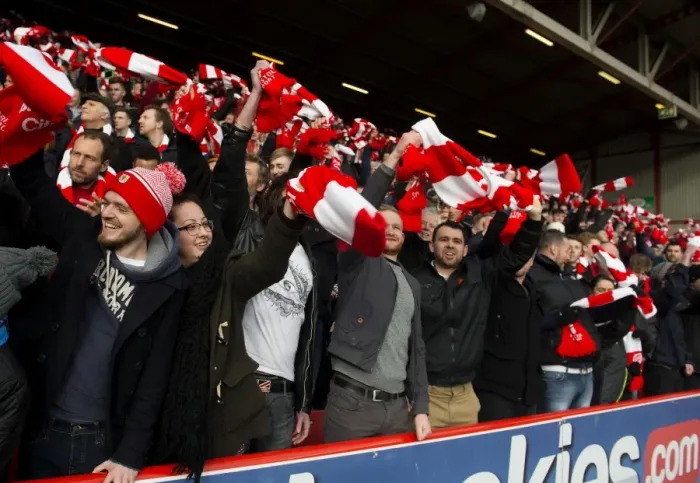 Framed Print : Bristol City Fans Unite in Red and White: FA Cup Fourth Round Match Against West Ham United, 2015 Framed Print : Bristol City Fans Unite in Red and White: FA Cup Fourth Round Match Against West Ham United, 2015