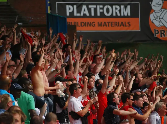 Framed Print : Bristol City Fans United: A Sea of Passion