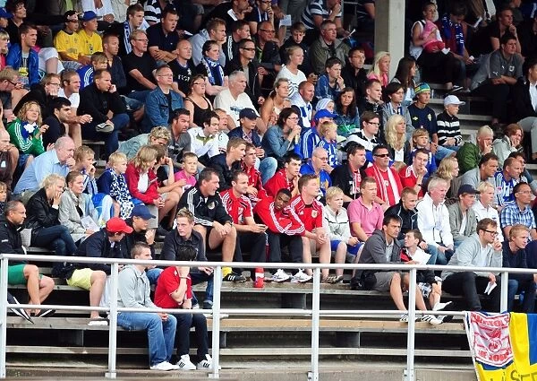 Bristol City Fans Unwavering Support: Cheering at IFK Gothenburg Match