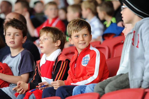 Bristol City Fans Watch Intently During Match Against MK Dons, Ashton Gate, October 2015