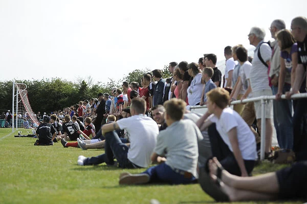 Bristol City Fans Watching Pre-Season Match against Portishead Town, July 2014