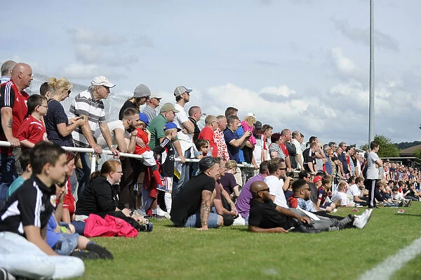 Bristol City Fans Watching Pre-Season Match against Portishead Town, July 2014