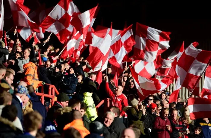Framed Print : Bristol City Fans Wave Flags at Ashton Gate During Bristol City vs. Cardiff City Match, Sky Bet Championship (January 14, 2017) Framed Print : Bristol City Fans Wave Flags at Ashton Gate During Bristol City vs. Cardiff City Match, Sky Bet Championship (January 14, 2017)