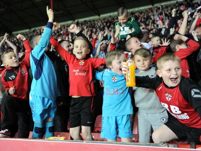 Framed Print : Bristol City Fans Go Wild as Joe Bryan Scores Against Swindon Town in Sky Bet League One (April 2015) Framed Print : Bristol City Fans Go Wild as Joe Bryan Scores Against Swindon Town in Sky Bet League One (April 2015)