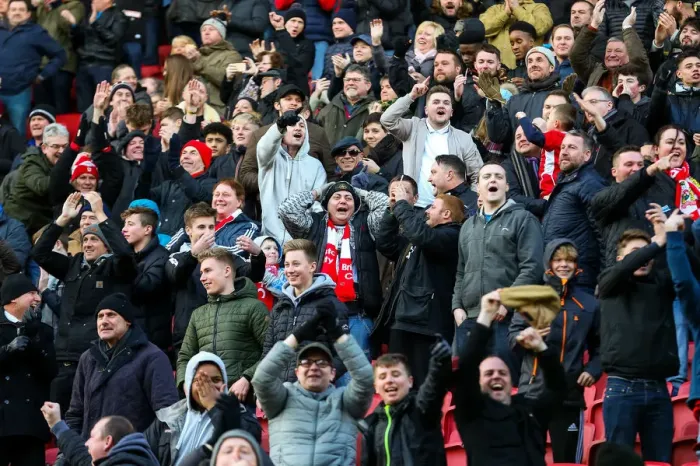 Framed Print : Bristol City Fans Go Wild: Joe Bryan Scores the Winning Goal Against Cardiff City (Sky Bet Championship, 2017) Framed Print : Bristol City Fans Go Wild: Joe Bryan Scores the Winning Goal Against Cardiff City (Sky Bet Championship, 2017)