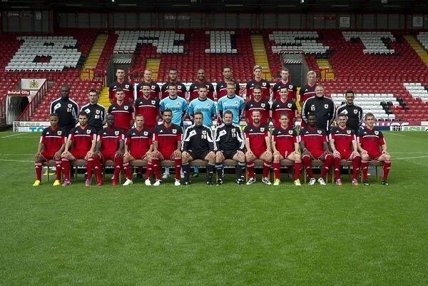 Bristol City FC 2012-2013 Squad: Pre-Season Team Photo at Ashton Gate