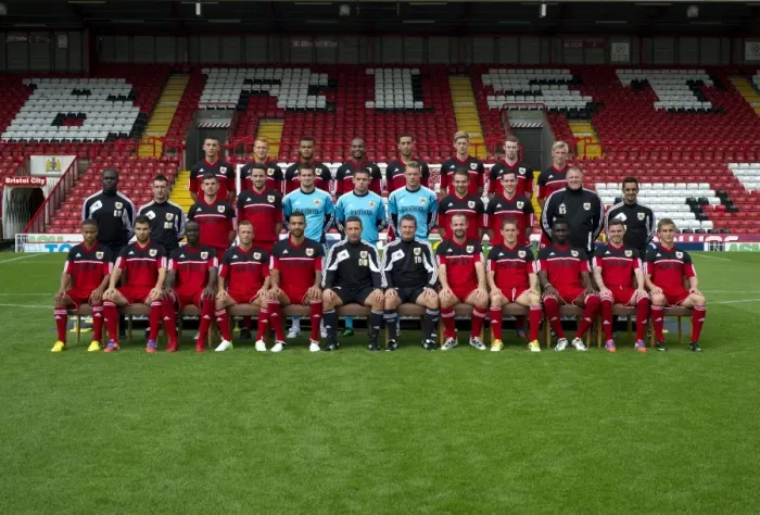 Framed Print : Bristol City FC: 2012-2013 Squad Photo