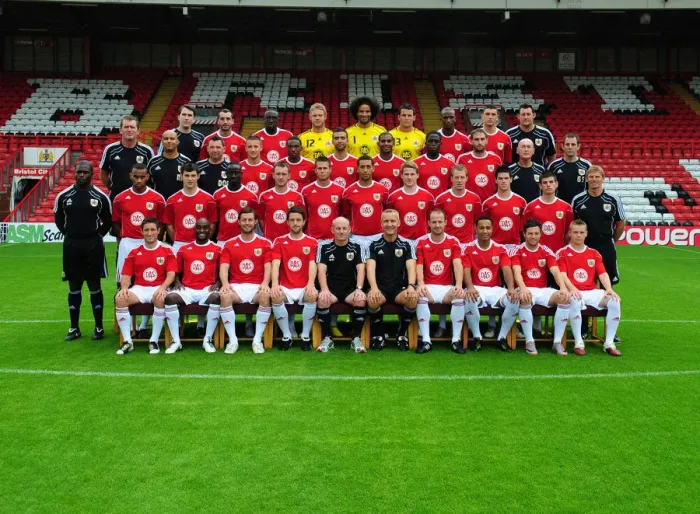 Framed Print : Bristol City FC 2016-2017: United - A Season's Portrait of The Squad and Management Team
