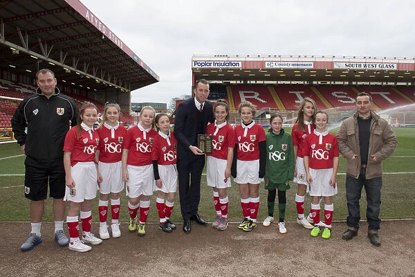 Bristol City FC: Aaron Wilbraham Celebrates Kids Cup Victory over Fleetwood Town, January 2015
