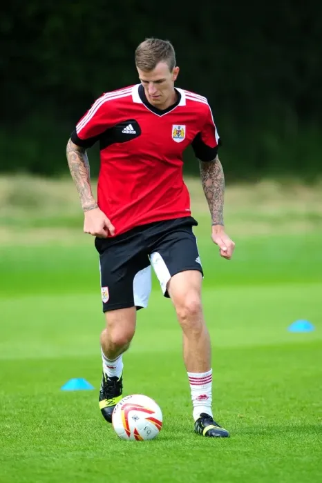 Framed Print : Bristol City FC: Aden Flint Joins Team at Pre-Season Training