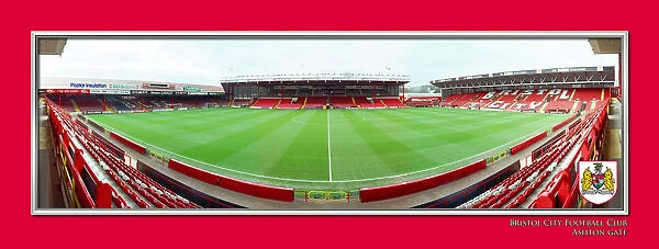 Bristol City FC: Ashton Gate - Stunning View from the Main Stand (Limited Edition Framed Print)