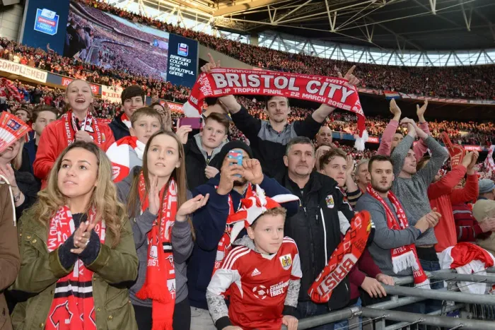 Framed Print : Bristol City FC: Celebrating Johnstone Paint Trophy Victory at Wembley Framed Print : Bristol City FC: Celebrating Johnstone Paint Trophy Victory at Wembley