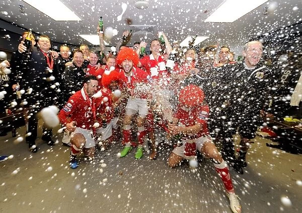 Bristol City FC: Celebrating Victory in the Johnstone's Paint Trophy Final at Wembley