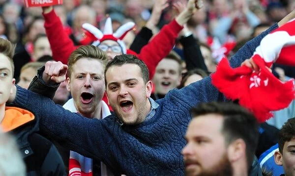 Bristol City FC: Celebrating Victory at Wembley in the Johnstone's Paint Trophy Final