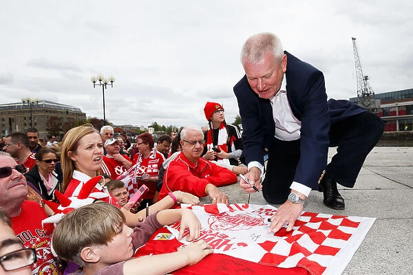 Bristol City FC: Champion's Bus Parade - Throngs of Fans Celebrate Promotion to Championship with Steve Lansdown