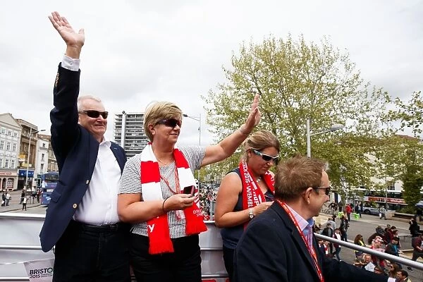 Bristol City FC: Champions Parade - Steve Lansdown and Maggie Celebrate Promotion to Championship