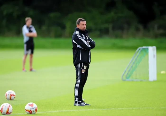 Framed Print : Bristol City FC: Derek McInnes Leads September 2012 Training Session Framed Print : Bristol City FC: Derek McInnes Leads September 2012 Training Session