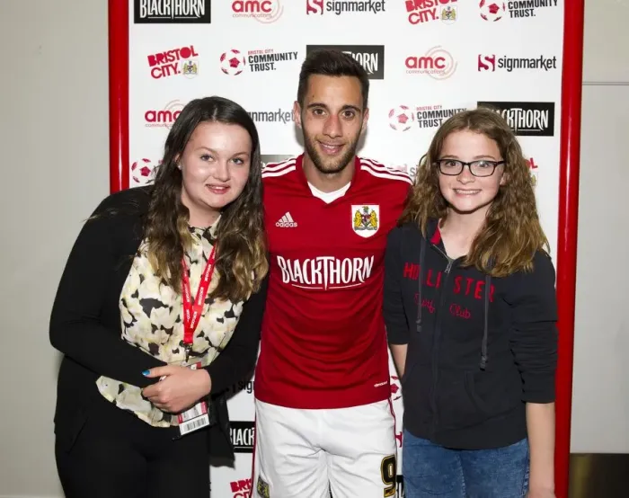 Framed Print : Bristol City FC: Dougie Allward's Man of the Match, 180414 - Bristol City vs Notts County, Sky Bet League One, Ashton Gate