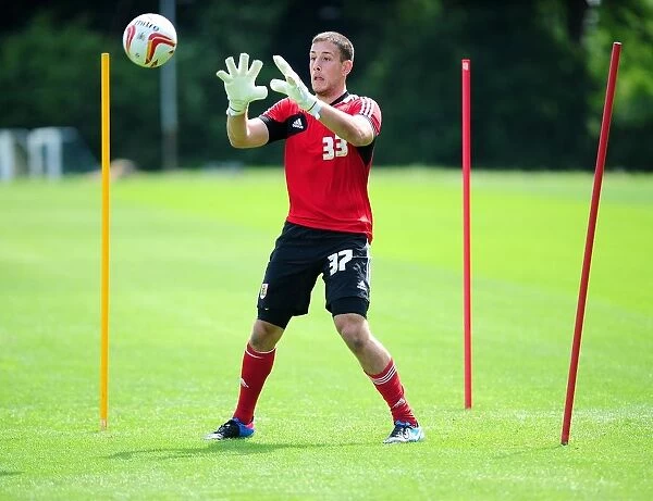 Bristol City FC: Dylan Castanheira in Action during Pre-Season Training