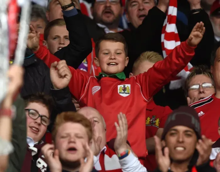 Framed Print : Bristol City FC: Euphoric Fans Celebrate Sky Bet League One Victory Framed Print : Bristol City FC: Euphoric Fans Celebrate Sky Bet League One Victory