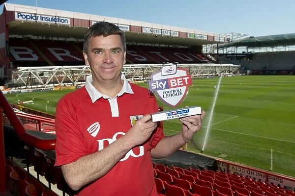 Bristol City FC Fan Jerry Tocknell Named Sky Bet League One Fan of the Month