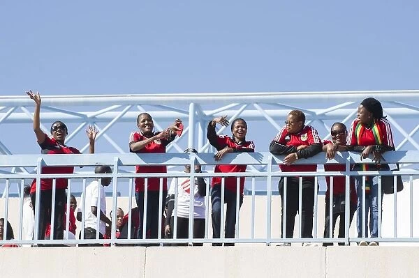 Bristol City FC Fans Thrilling Support at Extension Gunners Match in Botswana, 2014