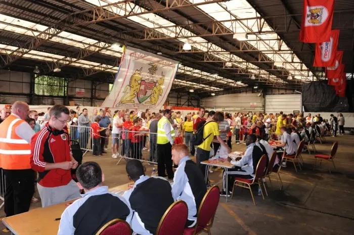 Framed Print : Bristol City FC First Team Open Day: Season 11-12
