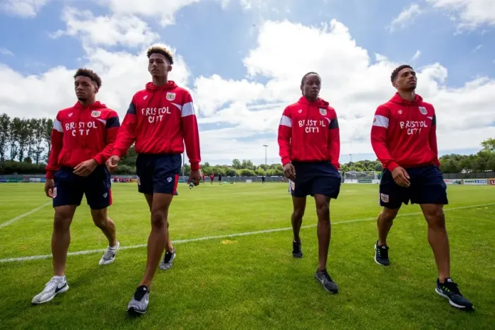 Framed Print : Bristol City FC: Freddie Hinds, Lloyd Kelly, Shawn McCoulsky, and Zak Vyner in Pre-season Friendly Against Guernsey FC, 2017 Framed Print : Bristol City FC: Freddie Hinds, Lloyd Kelly, Shawn McCoulsky, and Zak Vyner in Pre-season Friendly Against Guernsey FC, 2017