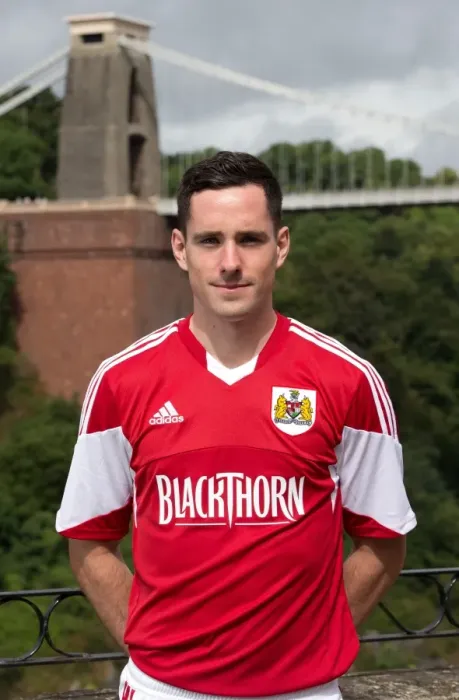 Framed Print : Bristol City FC: Greg Cunningham's Head Shot at Avon Gorge Hotel (July 2013)