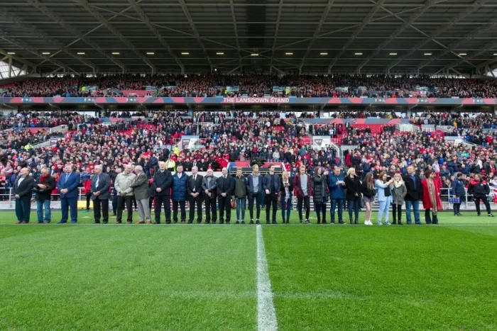 Framed Print : Bristol City FC Honors Gerry Gow: A Silent Tribute