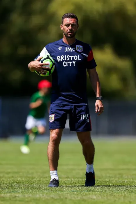 Framed Print : Bristol City FC: Jamie McAllister Kicks Off Pre-season Training with Guernsey FC Framed Print : Bristol City FC: Jamie McAllister Kicks Off Pre-season Training with Guernsey FC
