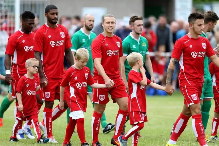 Framed Print : Bristol City FC: Josh Brownhill, Luke Freeman, and Mark Little Leading the Charge in Preseason Friendly Against Hengrove Athletic Framed Print : Bristol City FC: Josh Brownhill, Luke Freeman, and Mark Little Leading the Charge in Preseason Friendly Against Hengrove Athletic