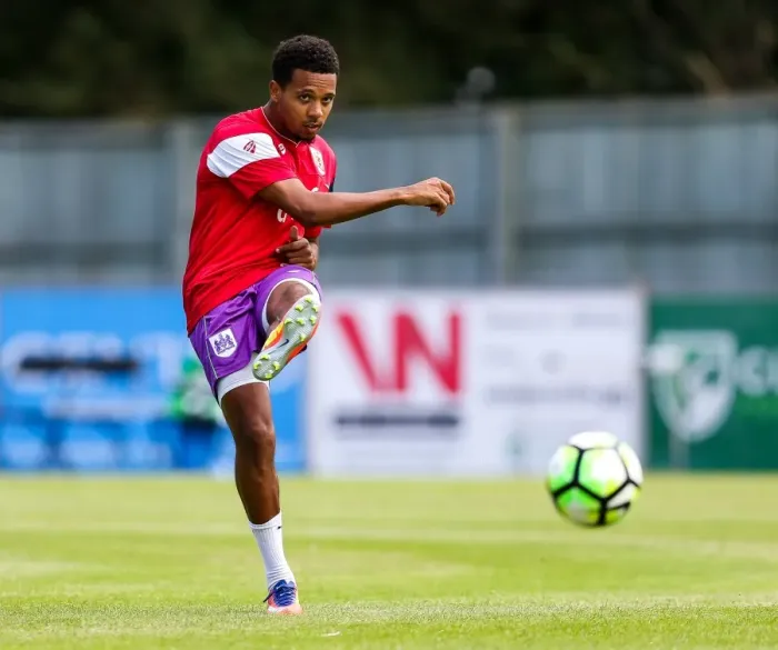 Framed Print : Bristol City FC: Korey Smith Warming Up Ahead of Guernsey Pre-season Friendly Framed Print : Bristol City FC: Korey Smith Warming Up Ahead of Guernsey Pre-season Friendly