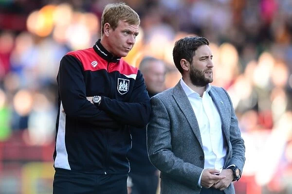 Bristol City FC: Lee Johnson and Dean Holden Discuss Tactics Ahead of Wolves Clash (April 2017)