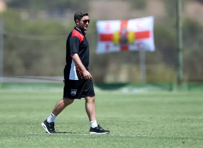 Framed Print : Bristol City FC: Lee Johnson at La Manga Training Ground Ahead of UCAM Friendly Framed Print : Bristol City FC: Lee Johnson at La Manga Training Ground Ahead of UCAM Friendly