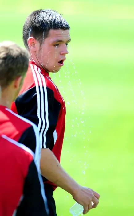 Framed Print : Bristol City FC: Lewis Carey - Intense Focus in Pre-Season Training Framed Print : Bristol City FC: Lewis Carey - Intense Focus in Pre-Season Training