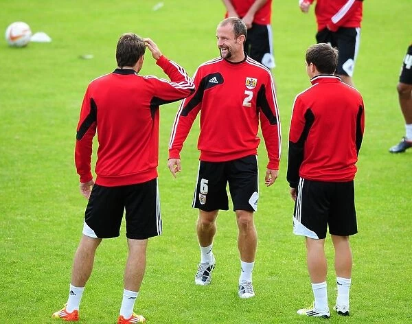Bristol City FC: Louis Carey in Action during Pre-Season Training, July 2012